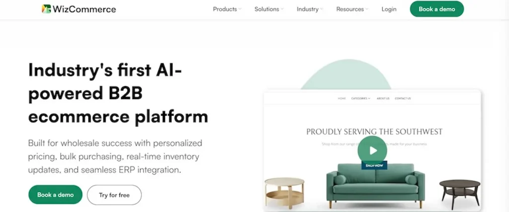 B2B ecommerce platform wizcommerce by B2Bridge.io