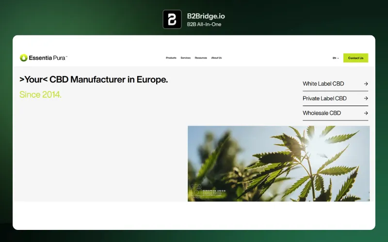 cbd wholesale europe b2bridge.io