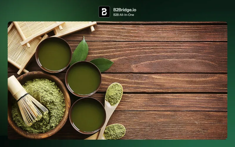 matcha wholesale europe overview by b2bridge.io