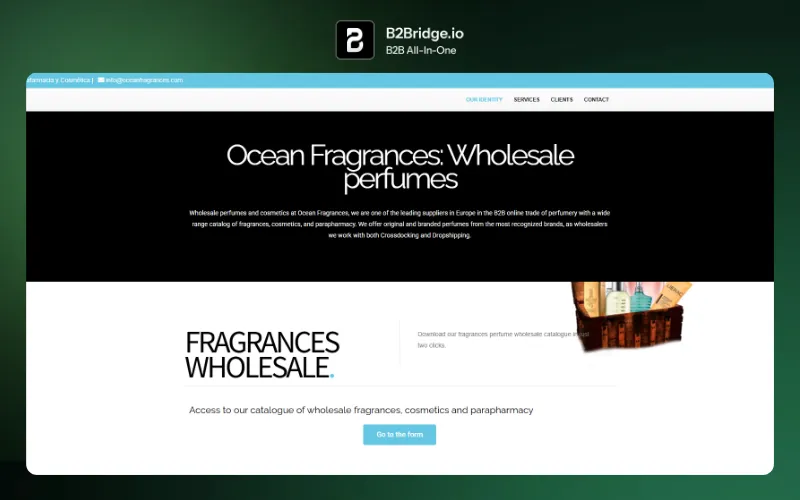 perfume wholesale europe by b2bridge.io