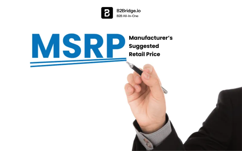mrsp manufacturer's suggested retail price by b2bridge.io