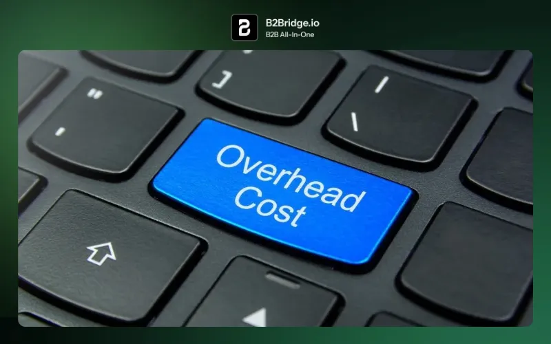 how do you calculate overhead cost by b2bridge.io