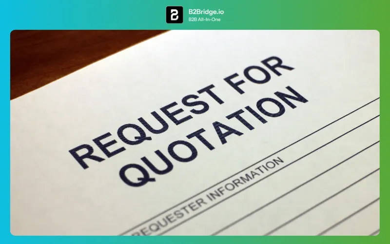 request for quote by b2bridge.io