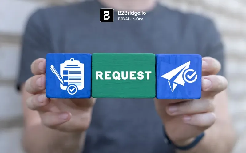 request for quotation email template by b2bridge.io