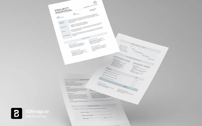 request for quote email sample by b2bridge.io