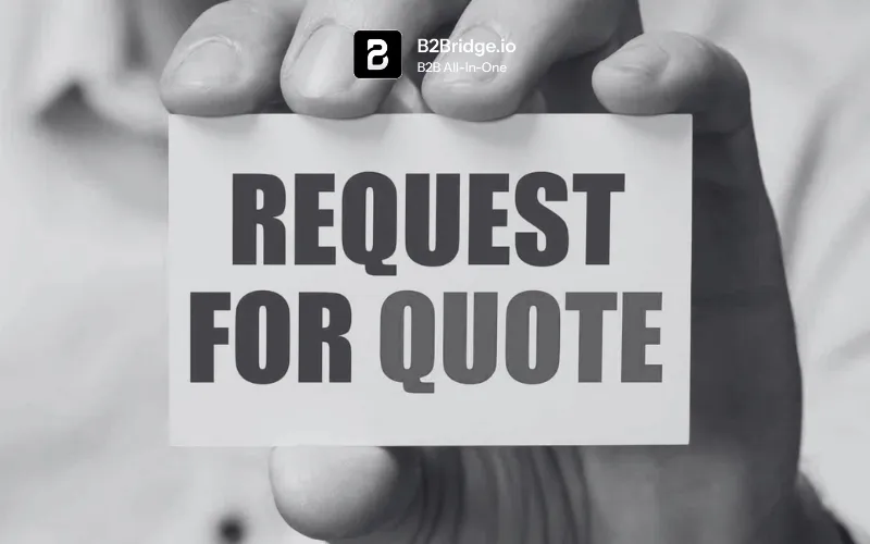 request for quote process by b2bridge.io