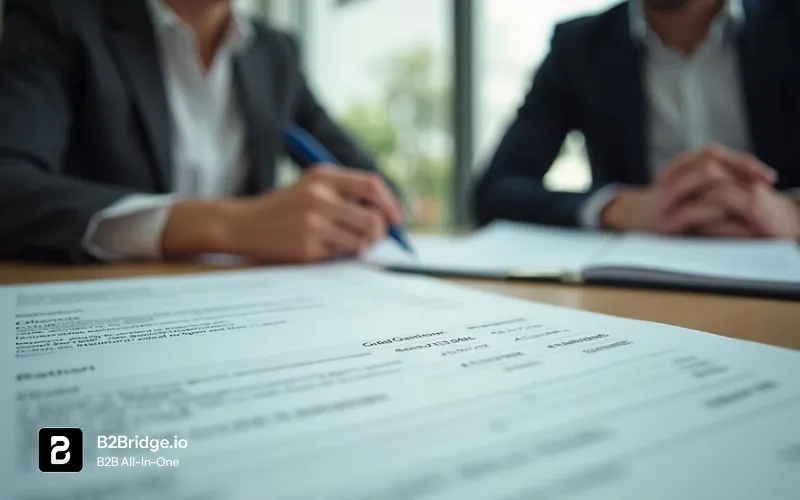 request for quote process by b2bridge.io