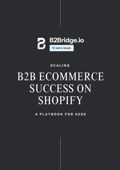 B2Bridge Ebook B2B Ecommerce Success - page 1