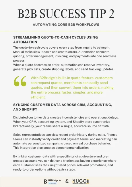 B2Bridge Ebook B2B Ecommerce Success - page 11
