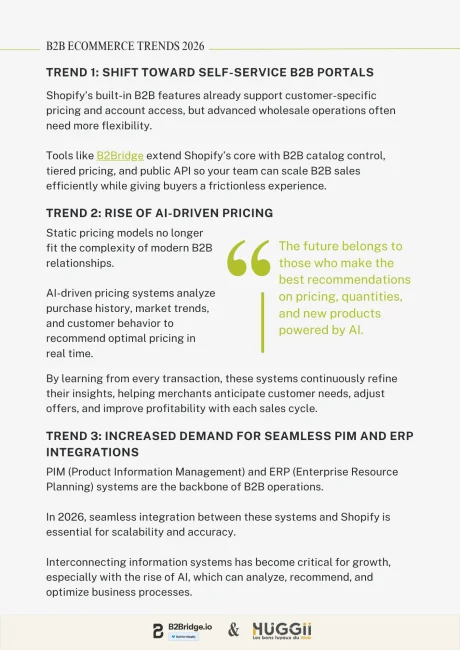 B2Bridge Ebook B2B Ecommerce Success - page 6