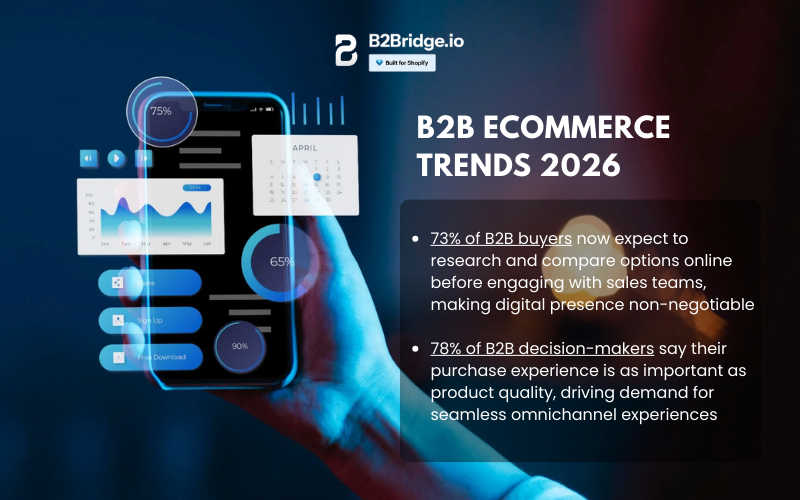 b2b ecommerce features by b2bridge.io