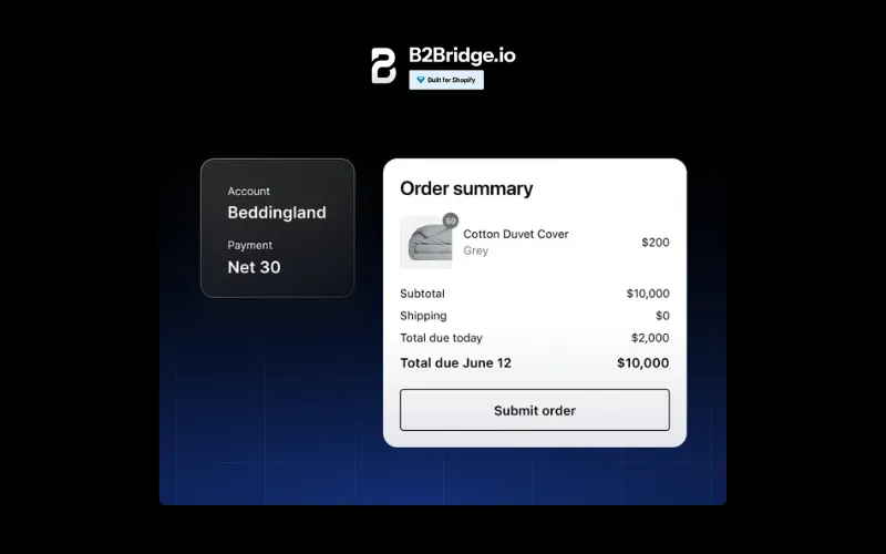 blended store vs dedicated store by b2bridge.io