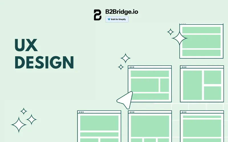 shopify ux design for b2b by b2bridge.io