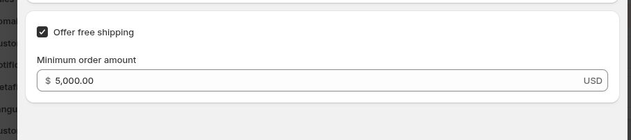 Set Order Minimums Before You Set Free Shipping