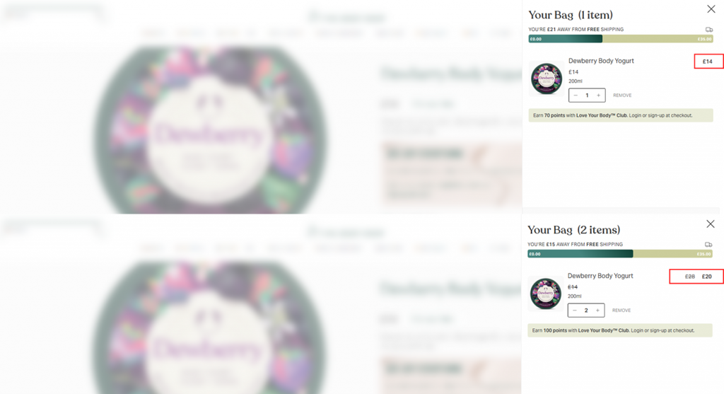The body shop bulk pricing