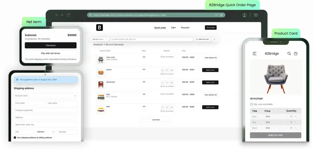 B2bridge enterprise b2b ecommerce solution