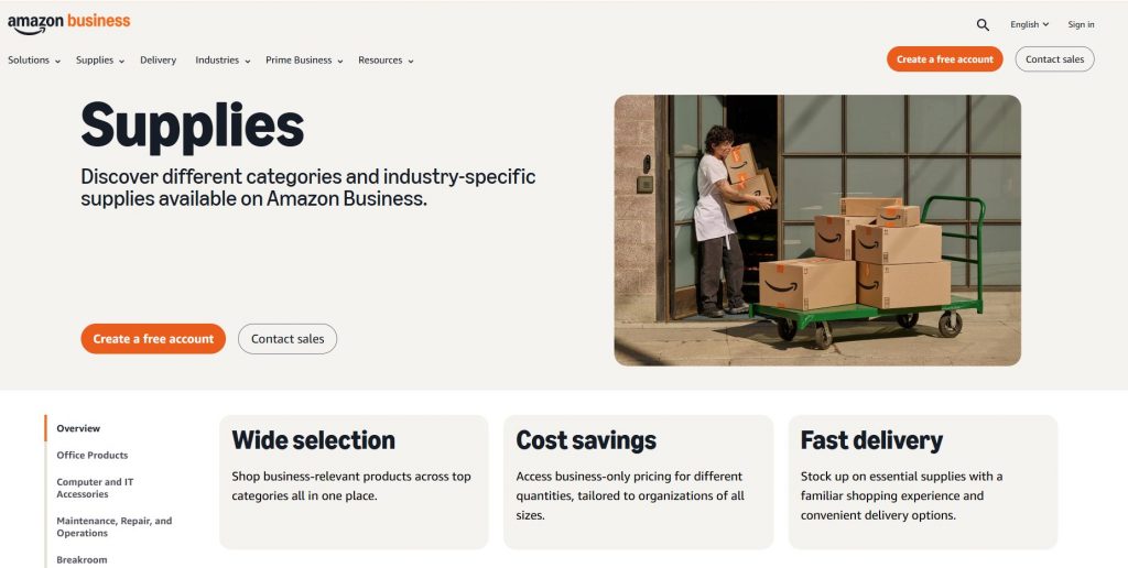 Amazon business