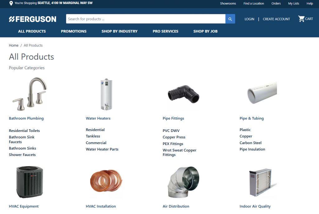 Ferguson b2b portal