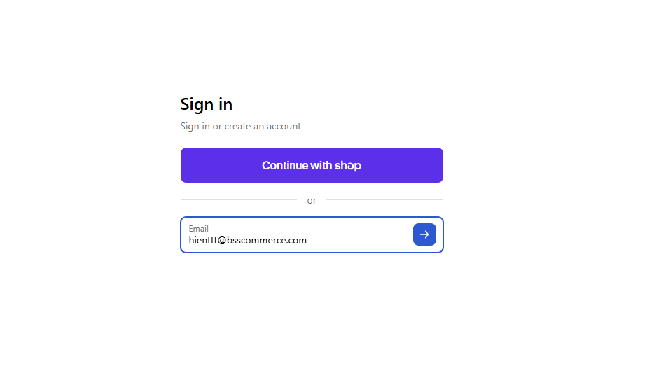 Shopify new account