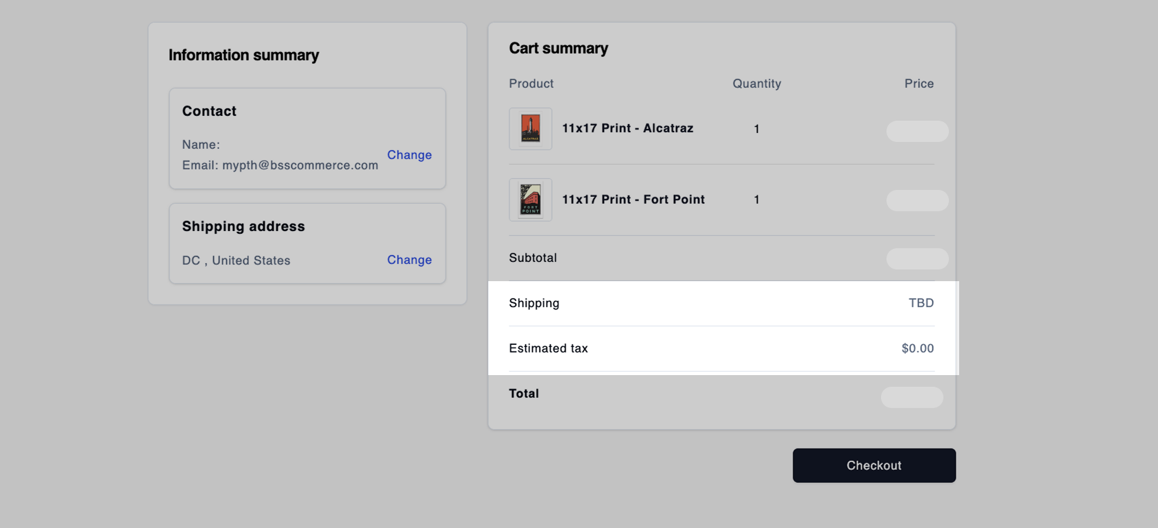 Shipping remains TBD until final review.
