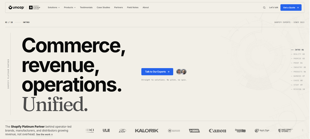 Uncap for Manufacturers and Distributors on Shopify Plus