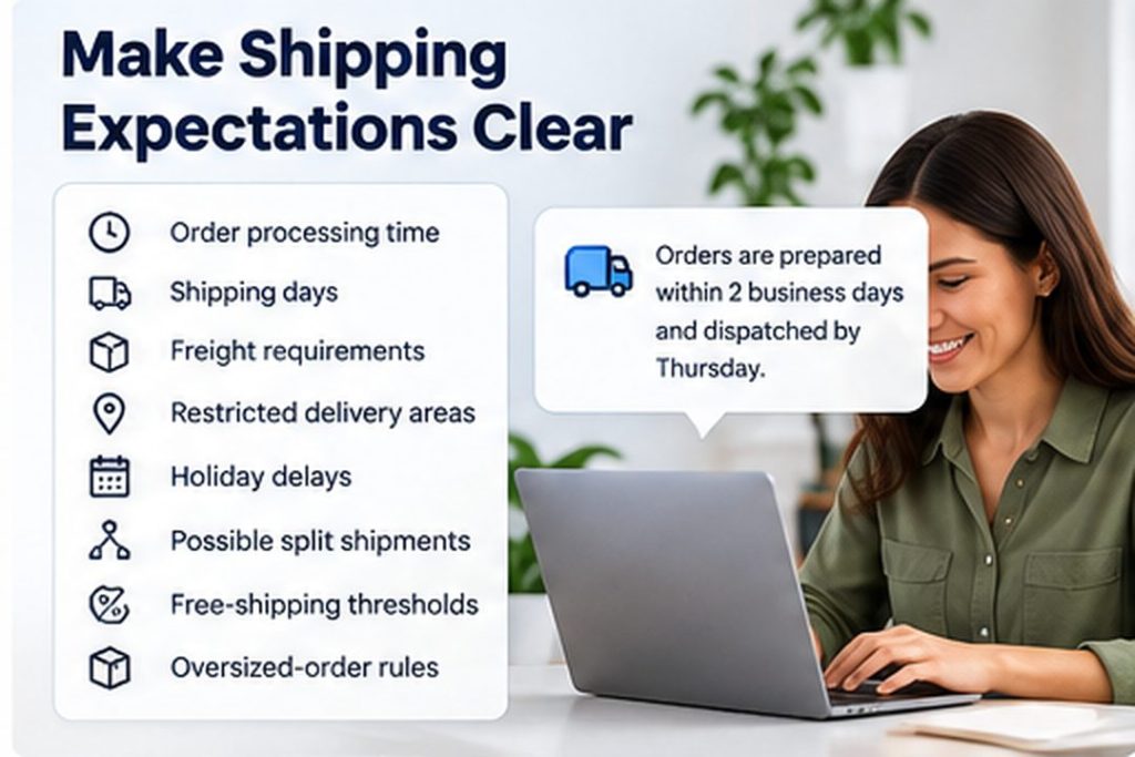 Make Shipping Expectations Clear
