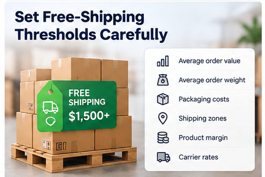 Set Free-Shipping Thresholds Carefully