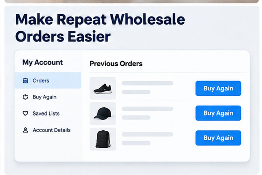Make Repeat Wholesale Orders Easier